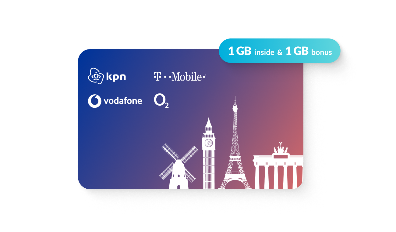 Lifetime Europe SIM Card